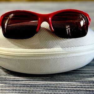 Oakley RPM Polarized Pink and Grey Frames. Commit SQ Sunglasses.